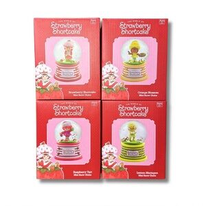 Strawberry Shortcake snow globe set of four 🍓